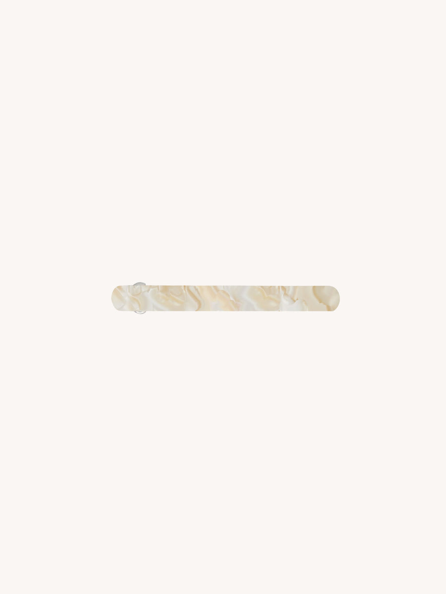 Midi Paris Barrette in Ivory
