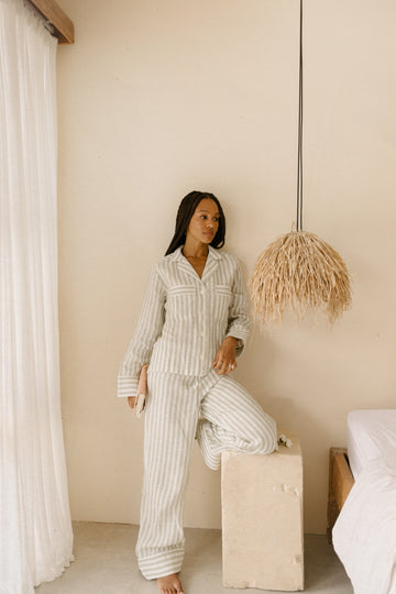 Pajama Set in Linen