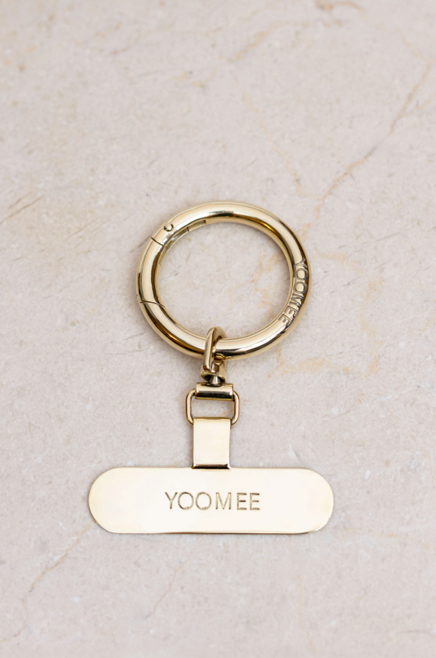 set - phone clip & classic carabiner - gold