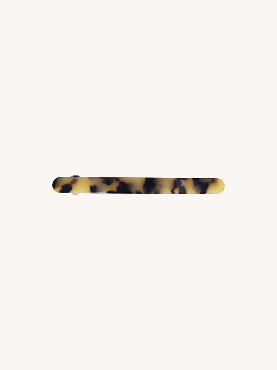 Slim Paris Barrette in Blonde Tortoise