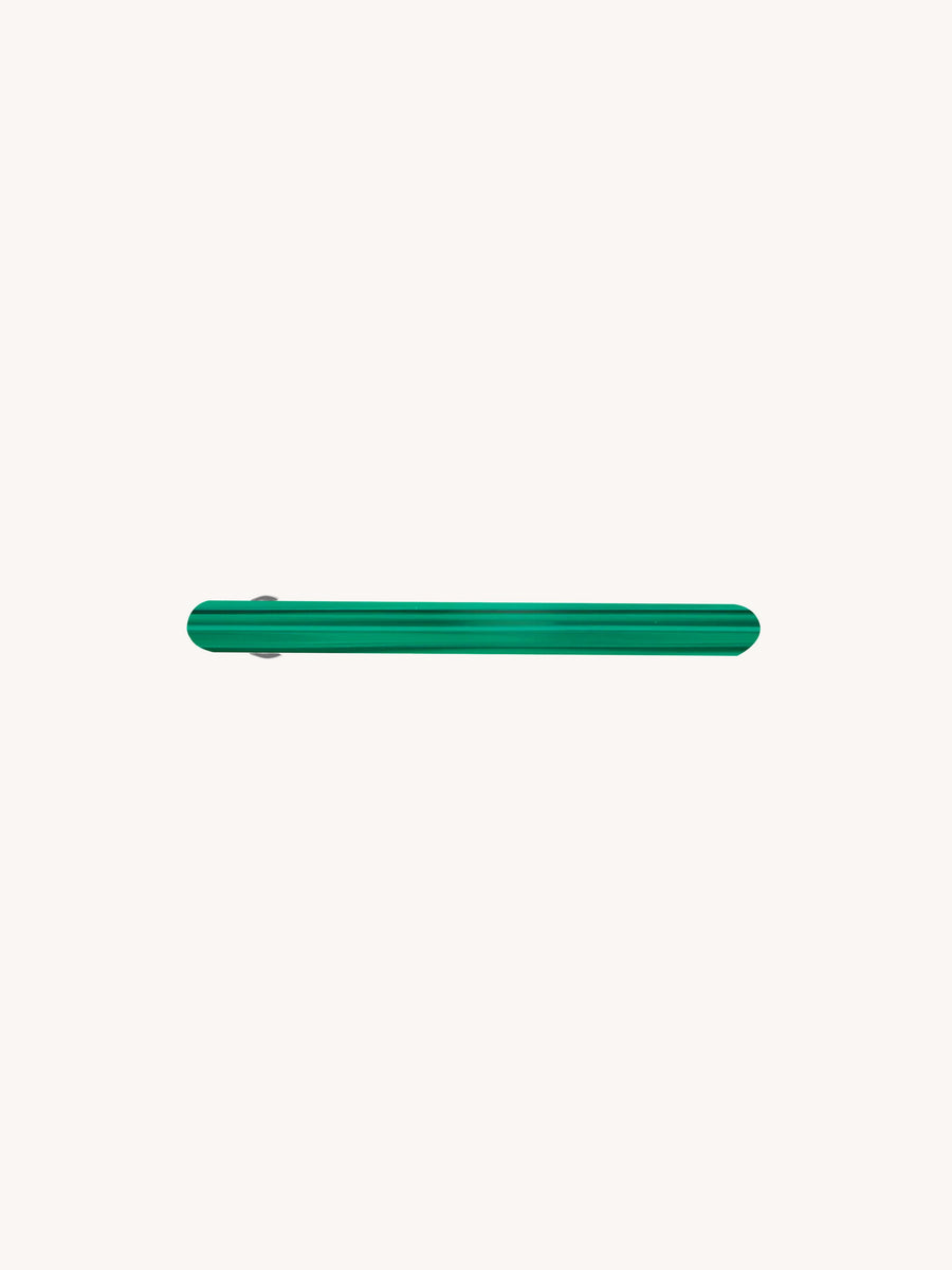 Slim Paris Barrette in Malachite