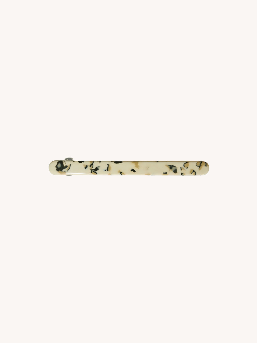 Slim Paris Barrette in Terrazzo