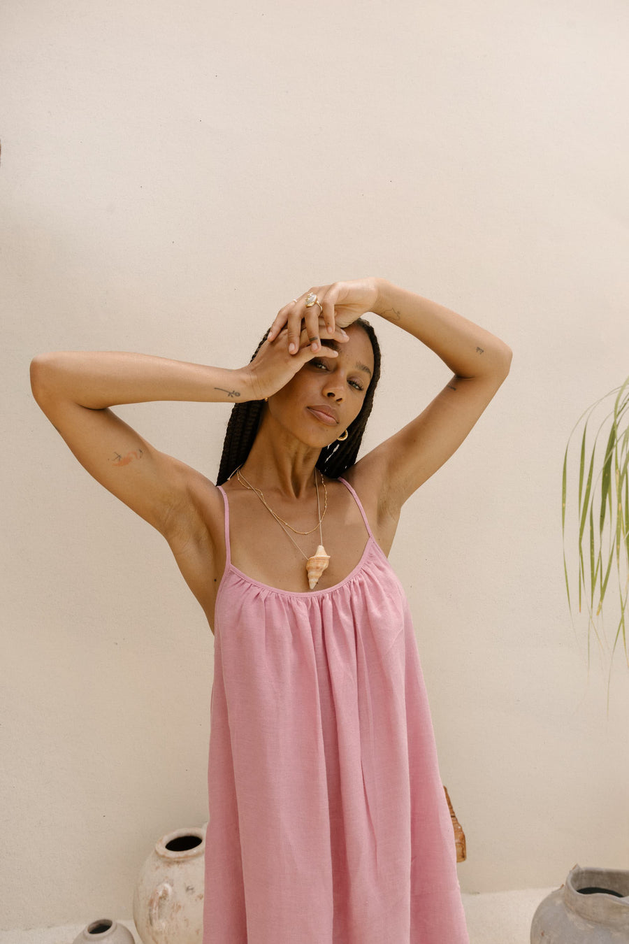 Signature Dress in Linen