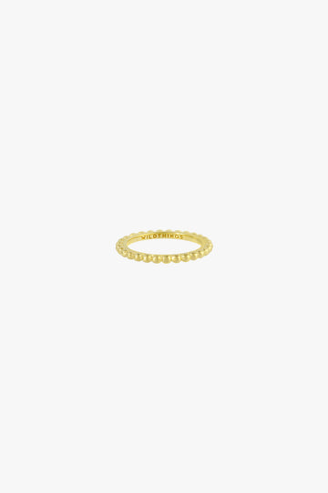 Small Dots Stacking Ring in Gold