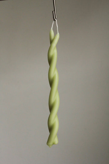 Twisted Candle Pistachio
