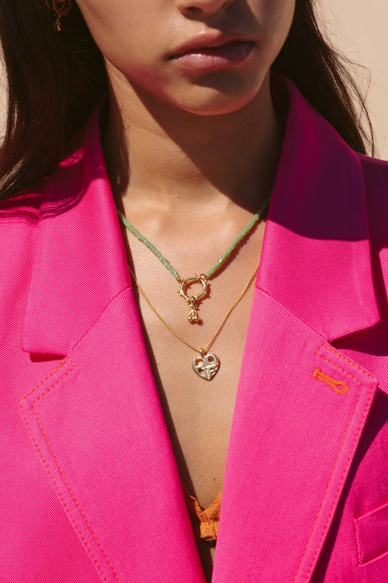 Cherry Bomb Necklace in Gold