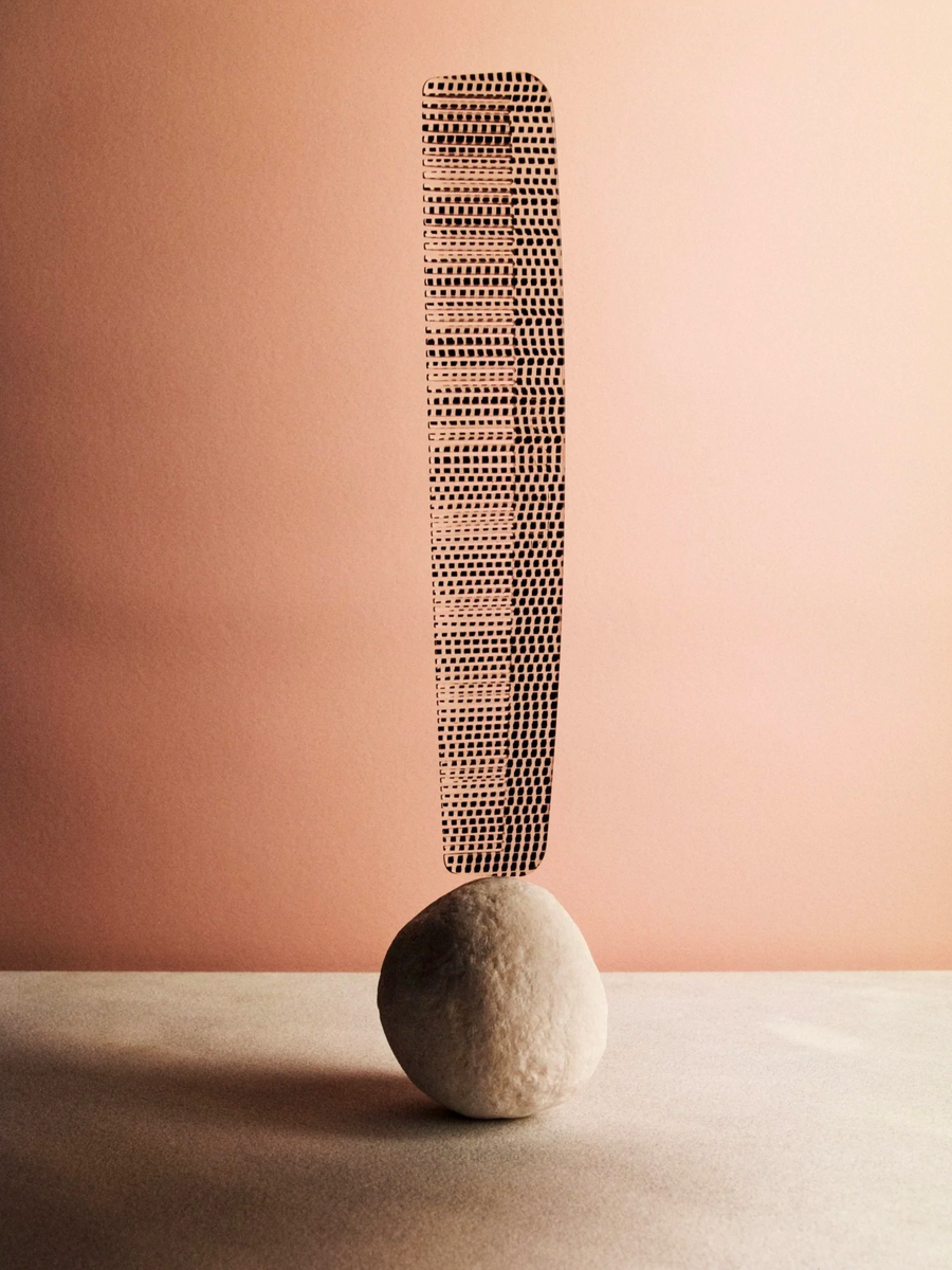 No. 1 Comb in Black + Clear
