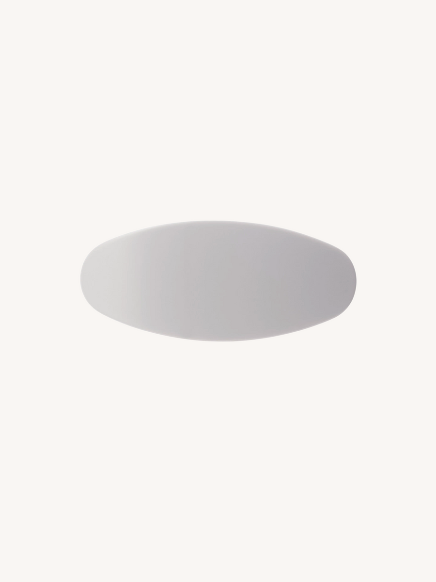 Jumbo Oval Clip in Light Grey