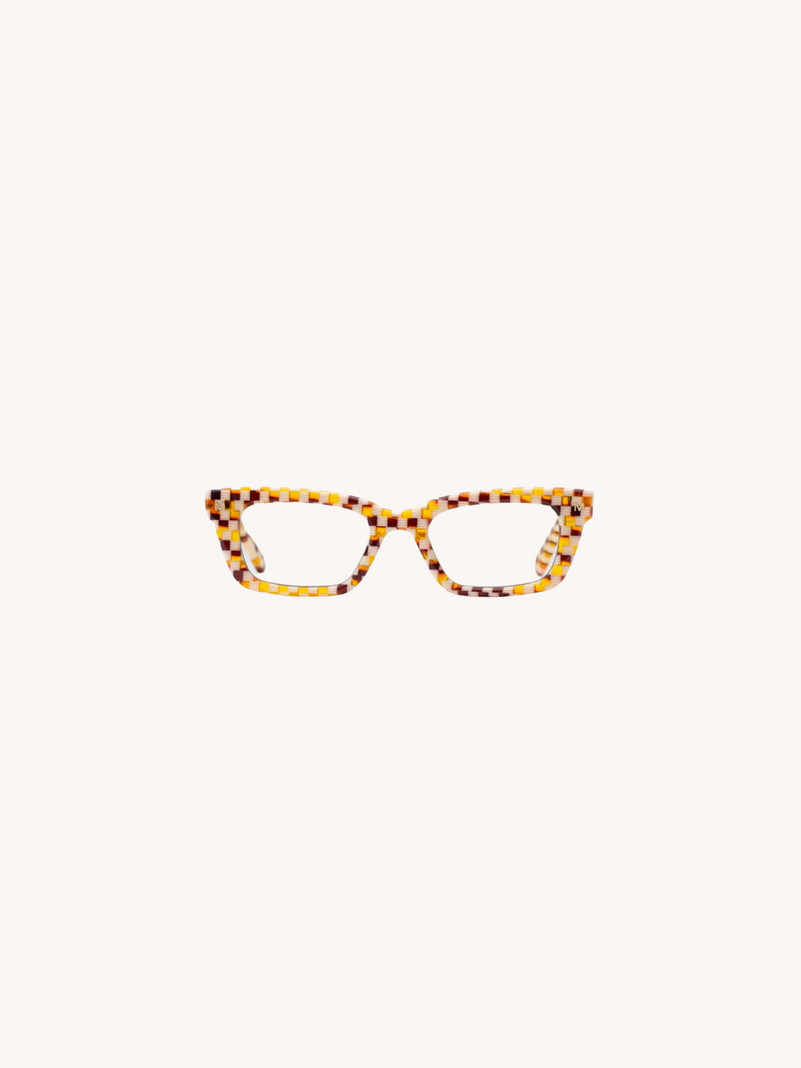Ruby - Optical Blue Light Frames in Tortoise Checker