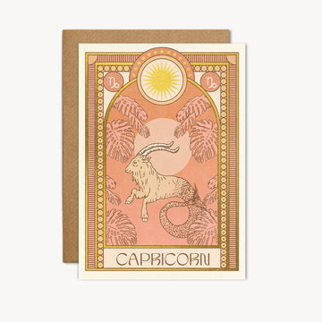 Capricorn Zodiac Card