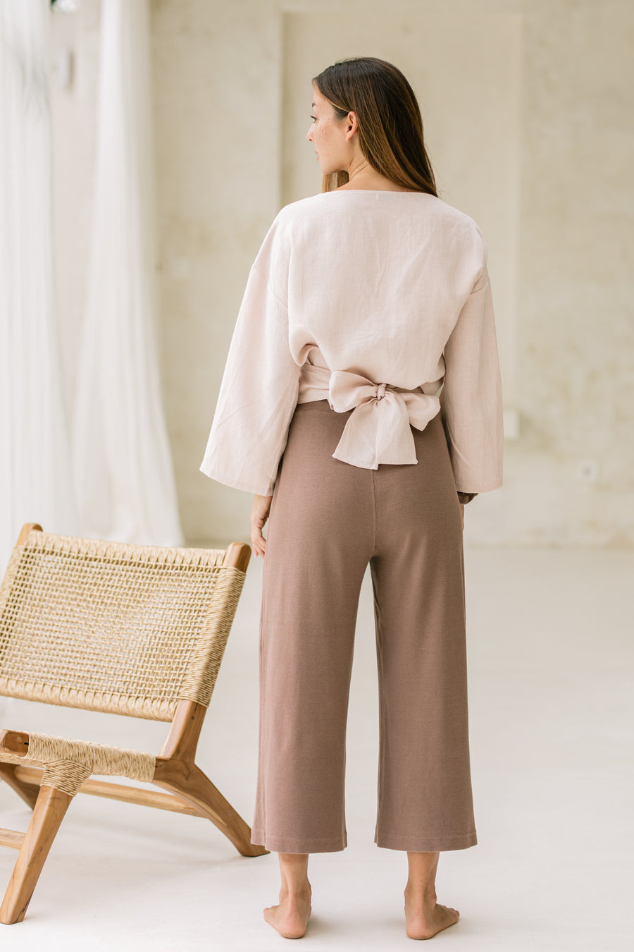 Najima Pants in Cacao
