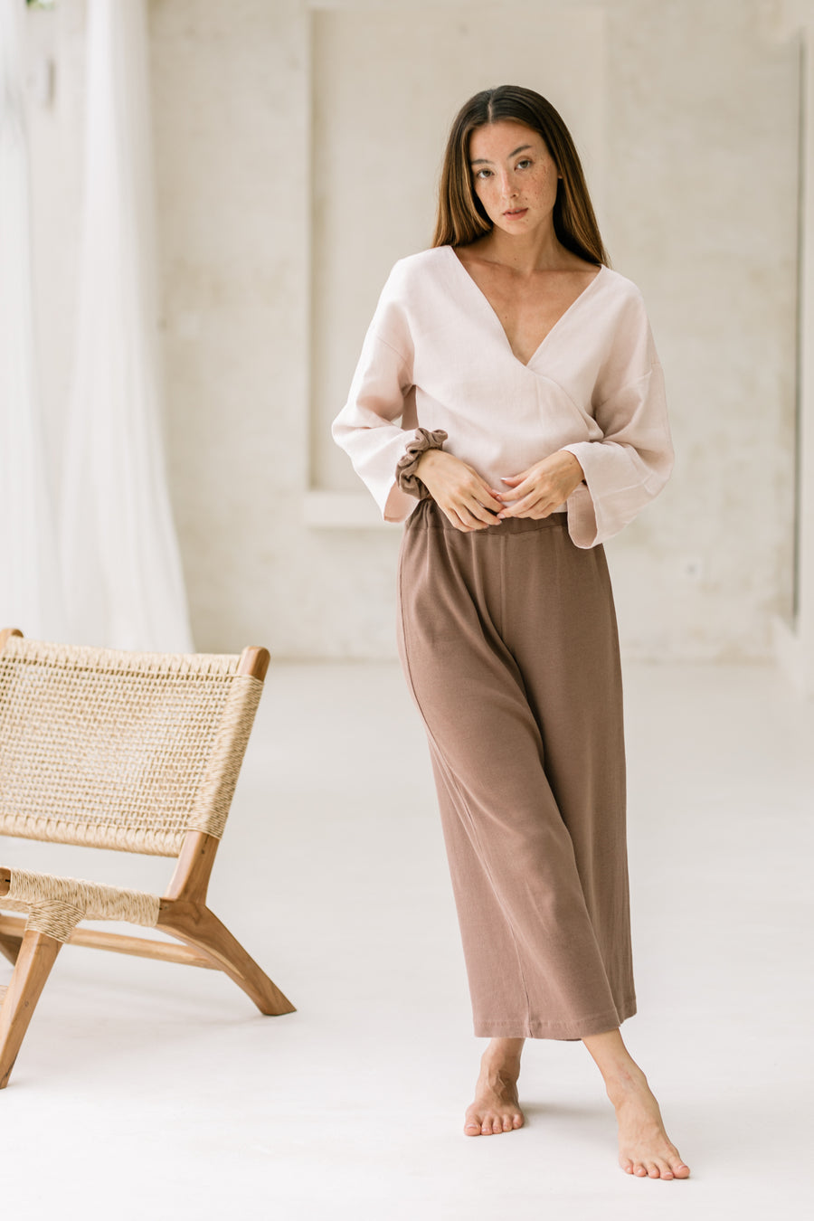 Najima Pants in Cacao