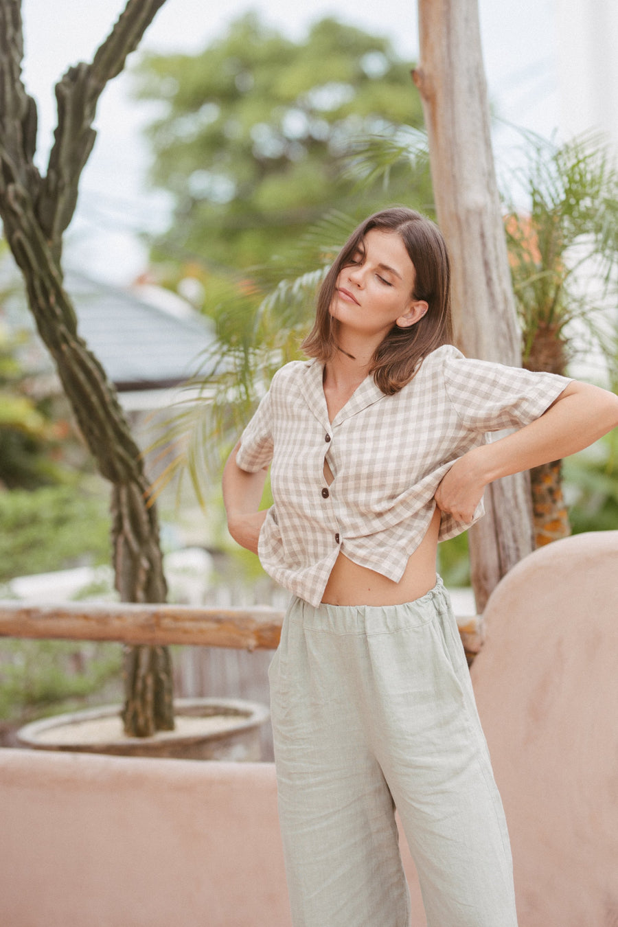 Lounge Shirt in Linen