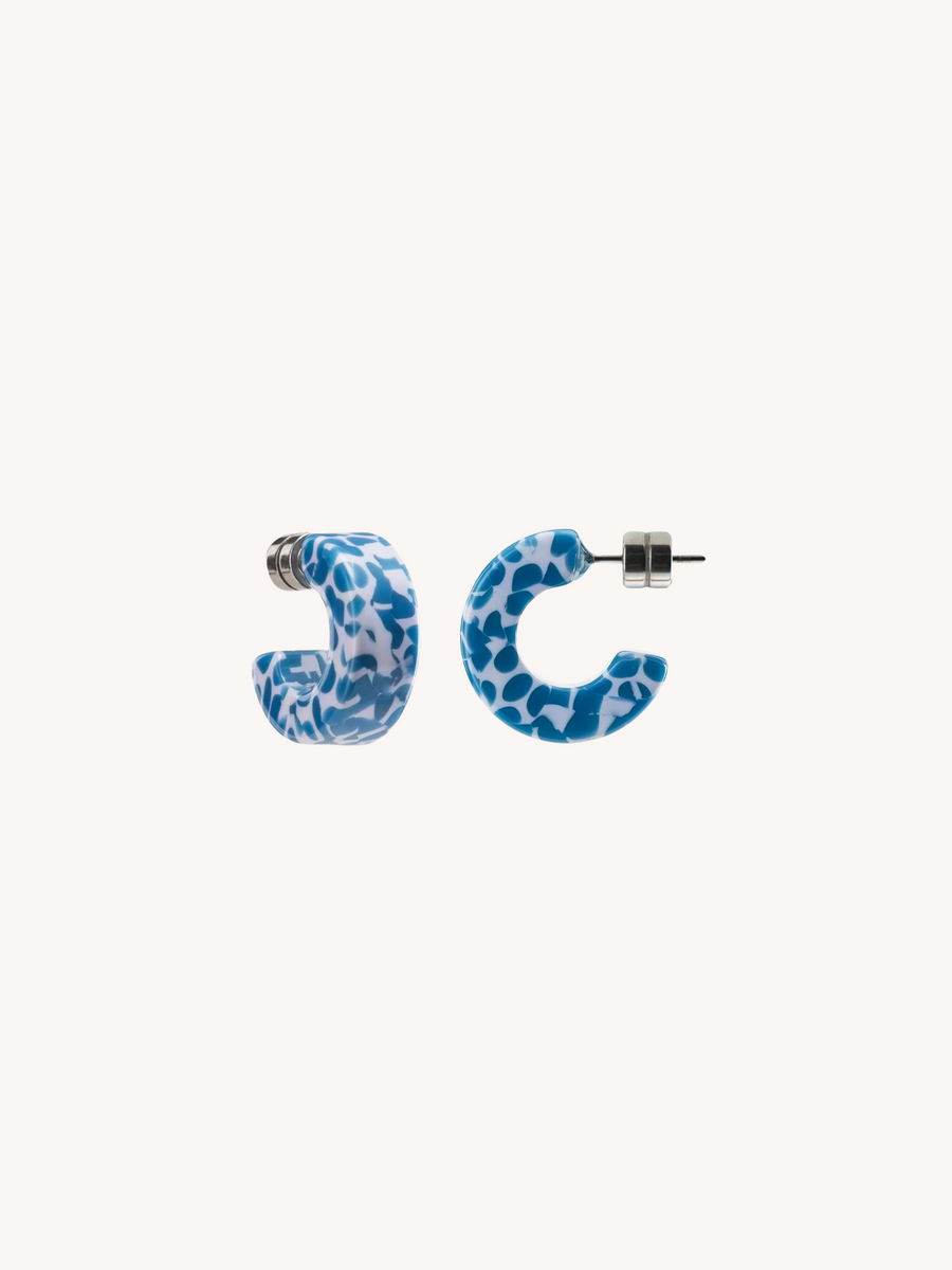 Muse Hoops in Cerulean
