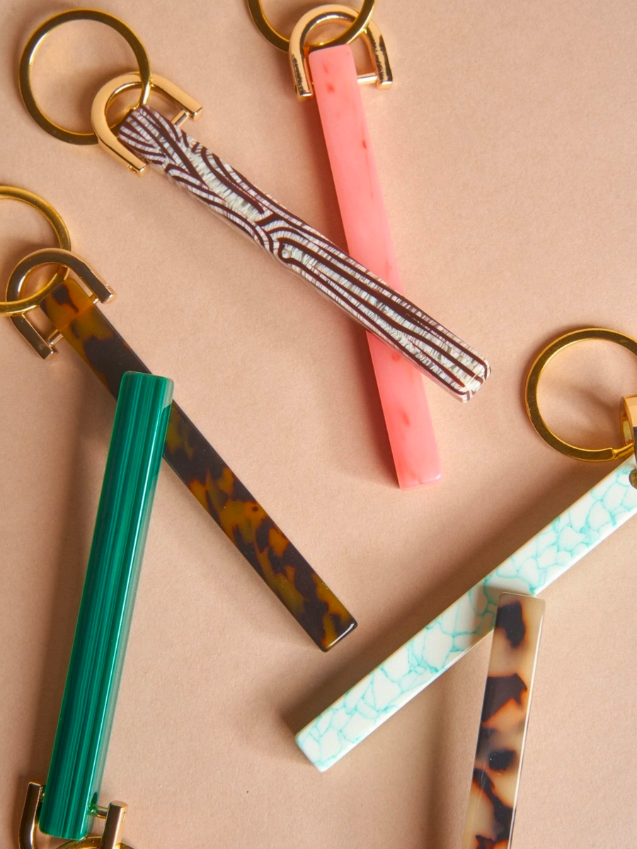 Bar Keychain in Cerulean