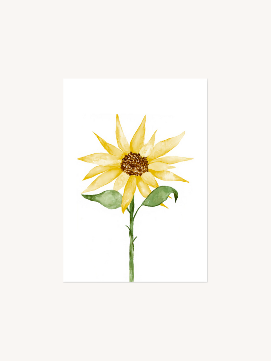 Postcard Sunflower