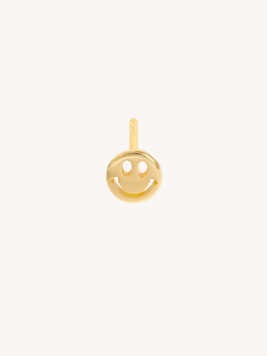 Smiley Stud in Gold