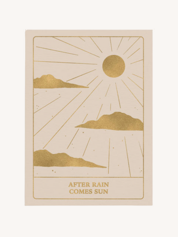 After Rain Comes Sun - Gold Edition Card