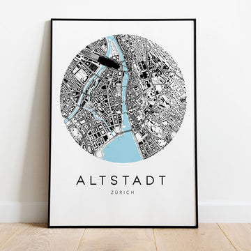 Zürich Altstadt Map