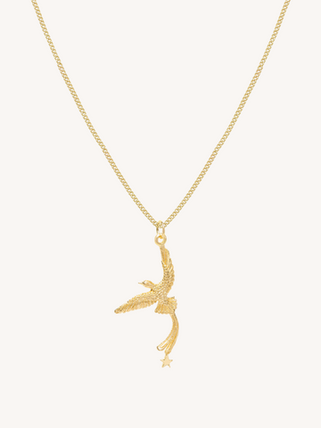 Bali Bird Necklace in Gold