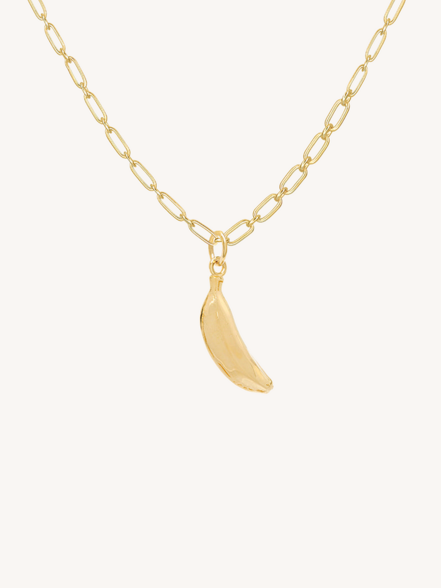 Banana Necklace in Gold