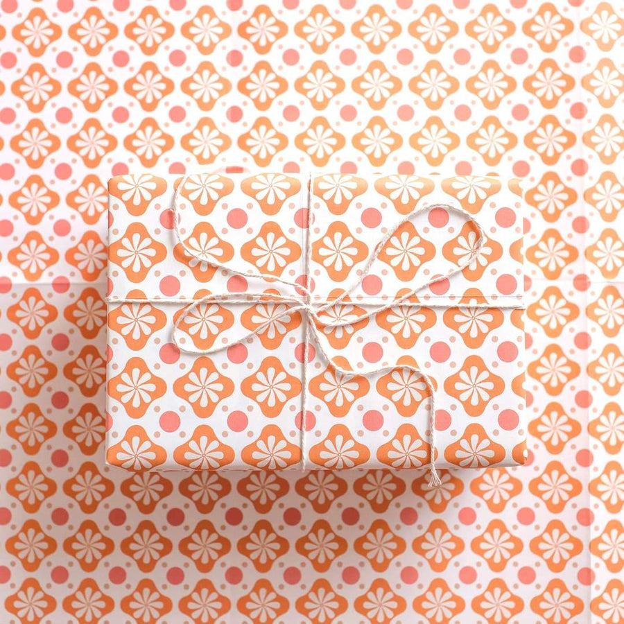 Pink & Orange Gift Wrap Pack