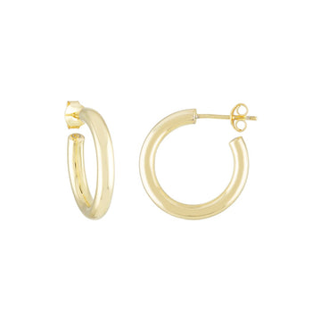 Mini Hoops in 14k Gold