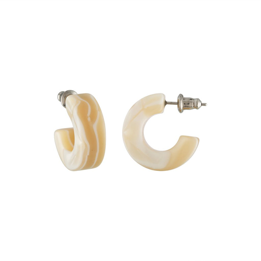 Muse Hoops in Ivory