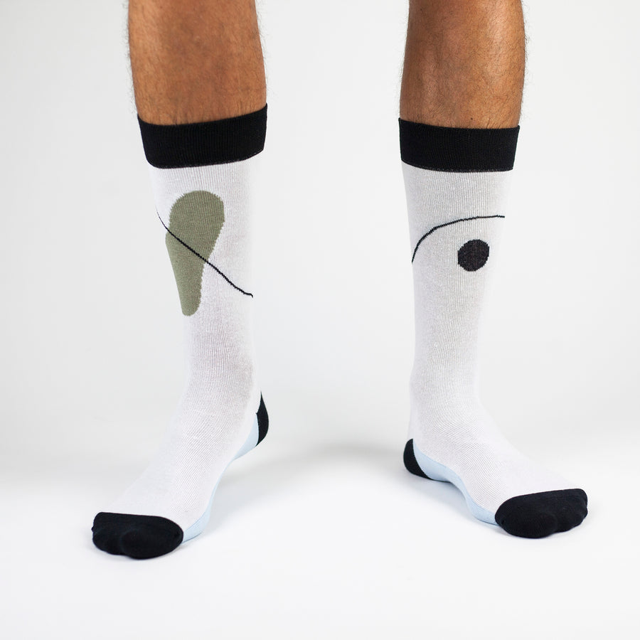 Socks Green Minimalism