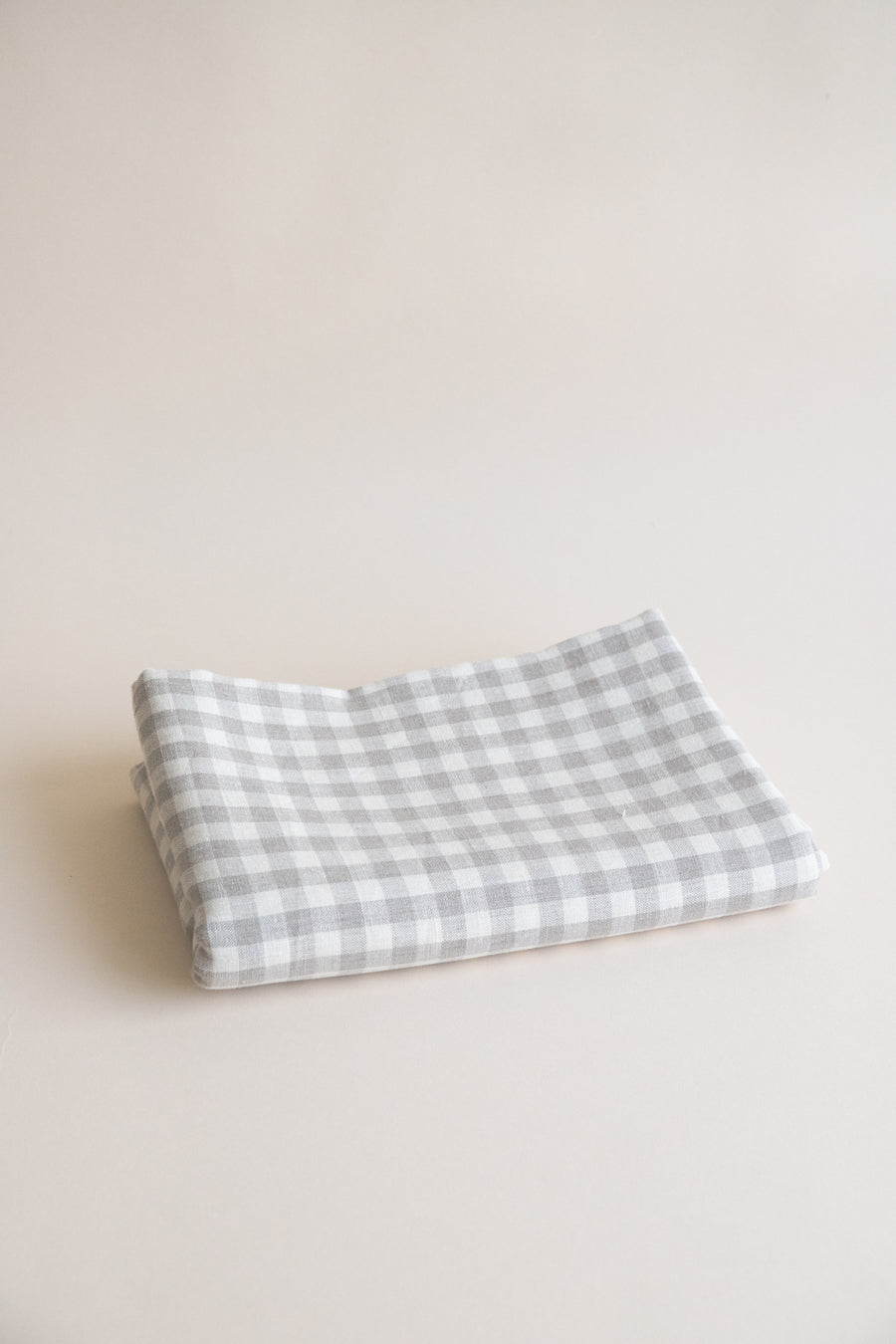 Almond Gingham Tablecloth Small