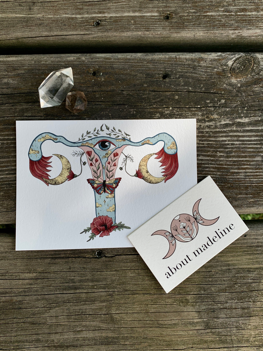 Ovary Postcard