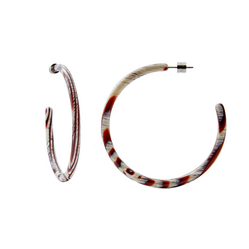 Large Hoops in Canyon Brown