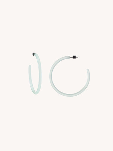 Large Hoops in Sea Glass