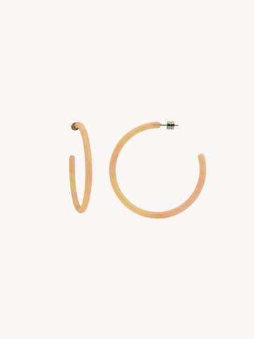 Large Hoops in Dahlia