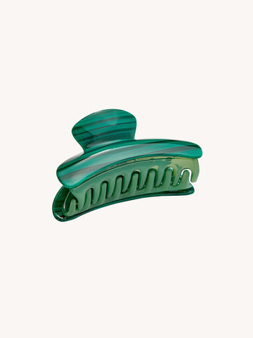 Grande Heirloom Claw in Malachite