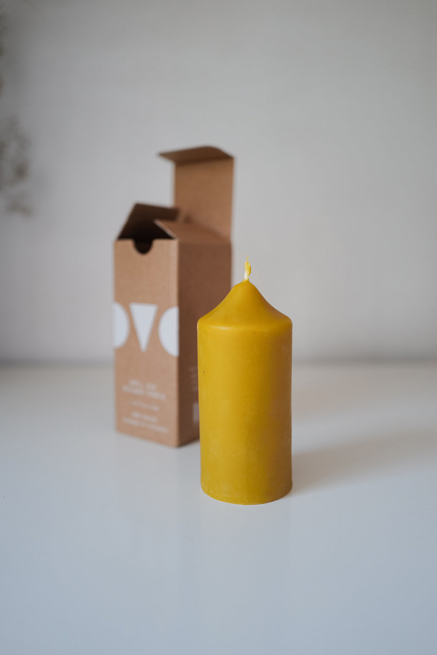 Small Big Beeswax Candle