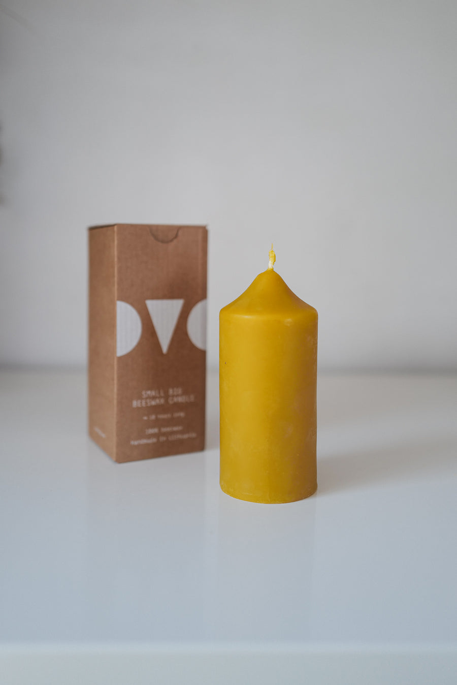 Small Big Beeswax Candle