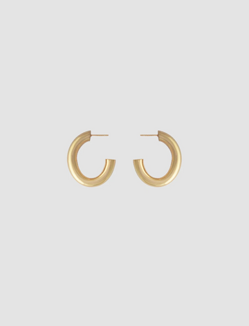 Oval Bold Hoops in Gold