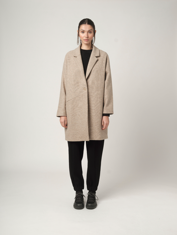 Gentoo Coat in Stone Grey