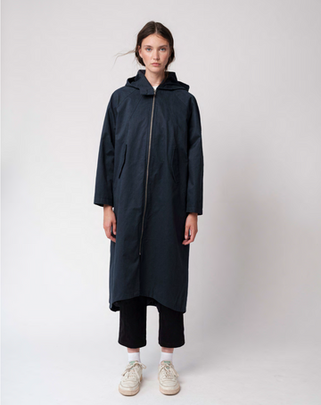 Sine Raincoat Navy