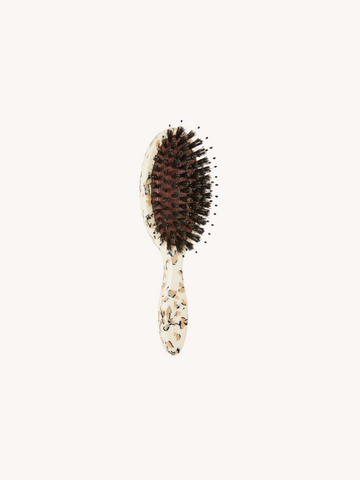 Petite Travel Hairbrush in Terrazzo
