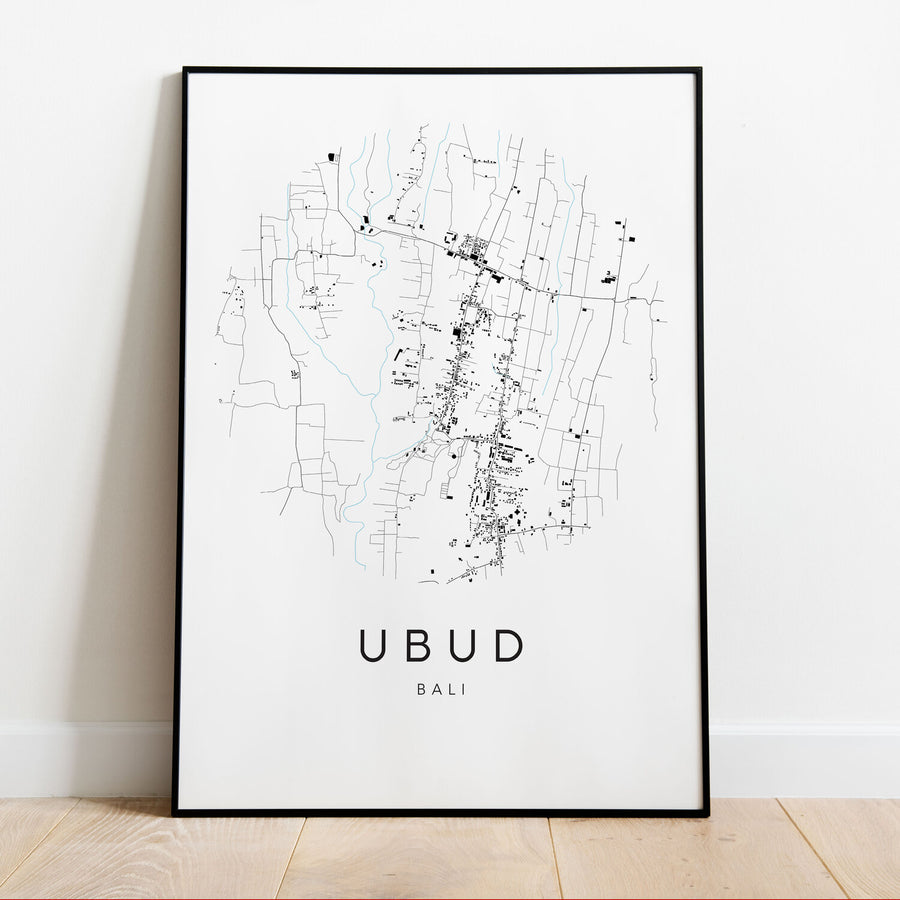 Bali Ubud Map