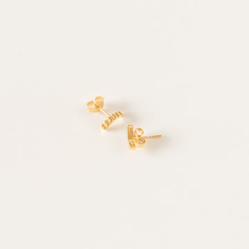 Ingranaggi Smile Studs in Gold