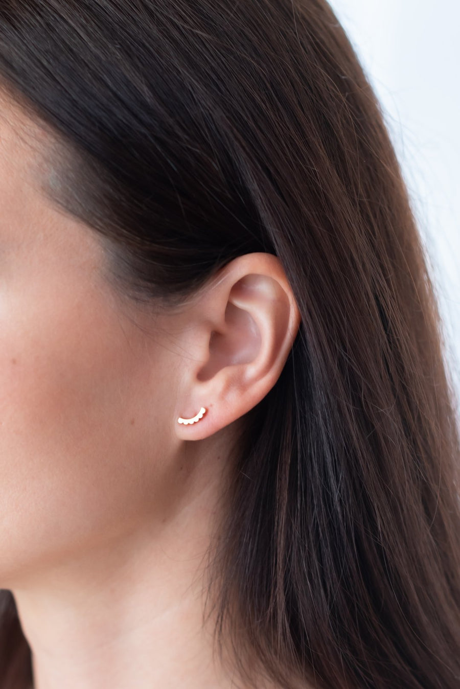 Ingranaggi Smile Studs in Gold