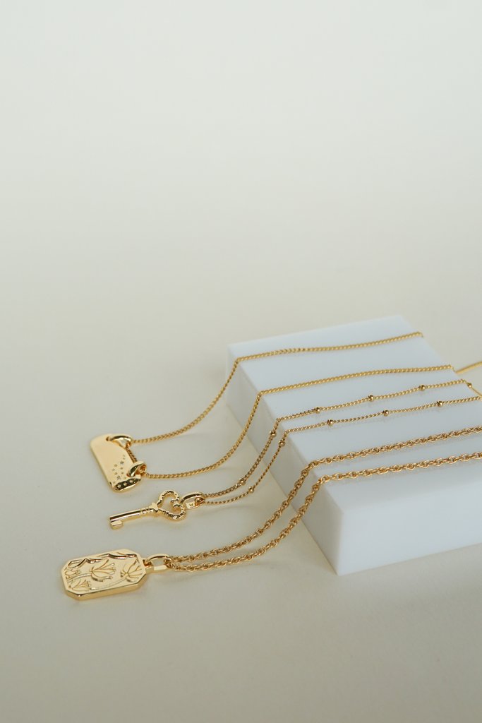 Starry Night Necklace in Gold