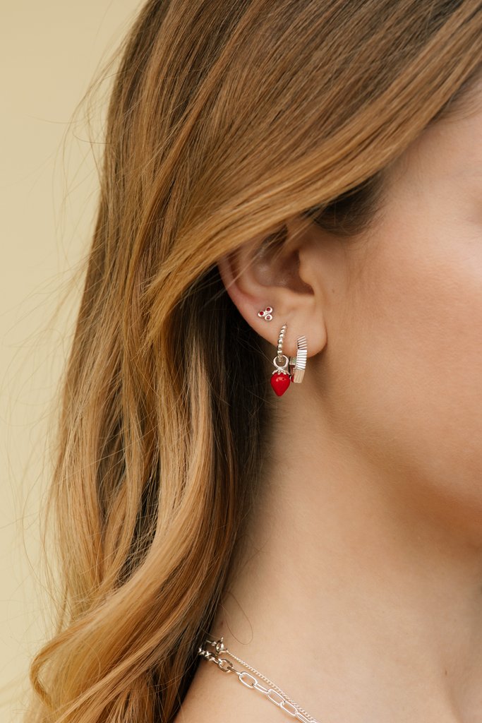 Multi Berry Stud Silver