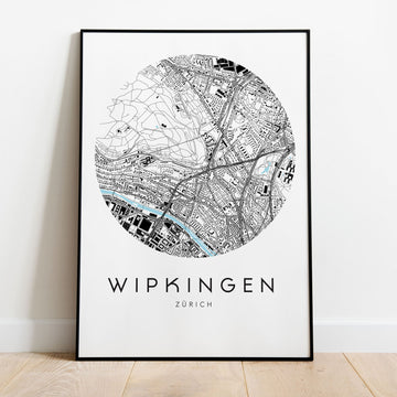 Zürich Wipkingen Map