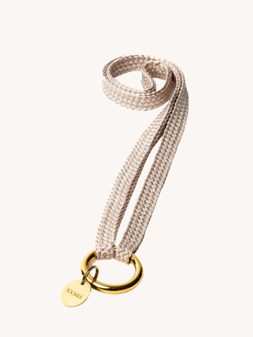 Keychain Band (no carabiner) - FATIMA - Creme
