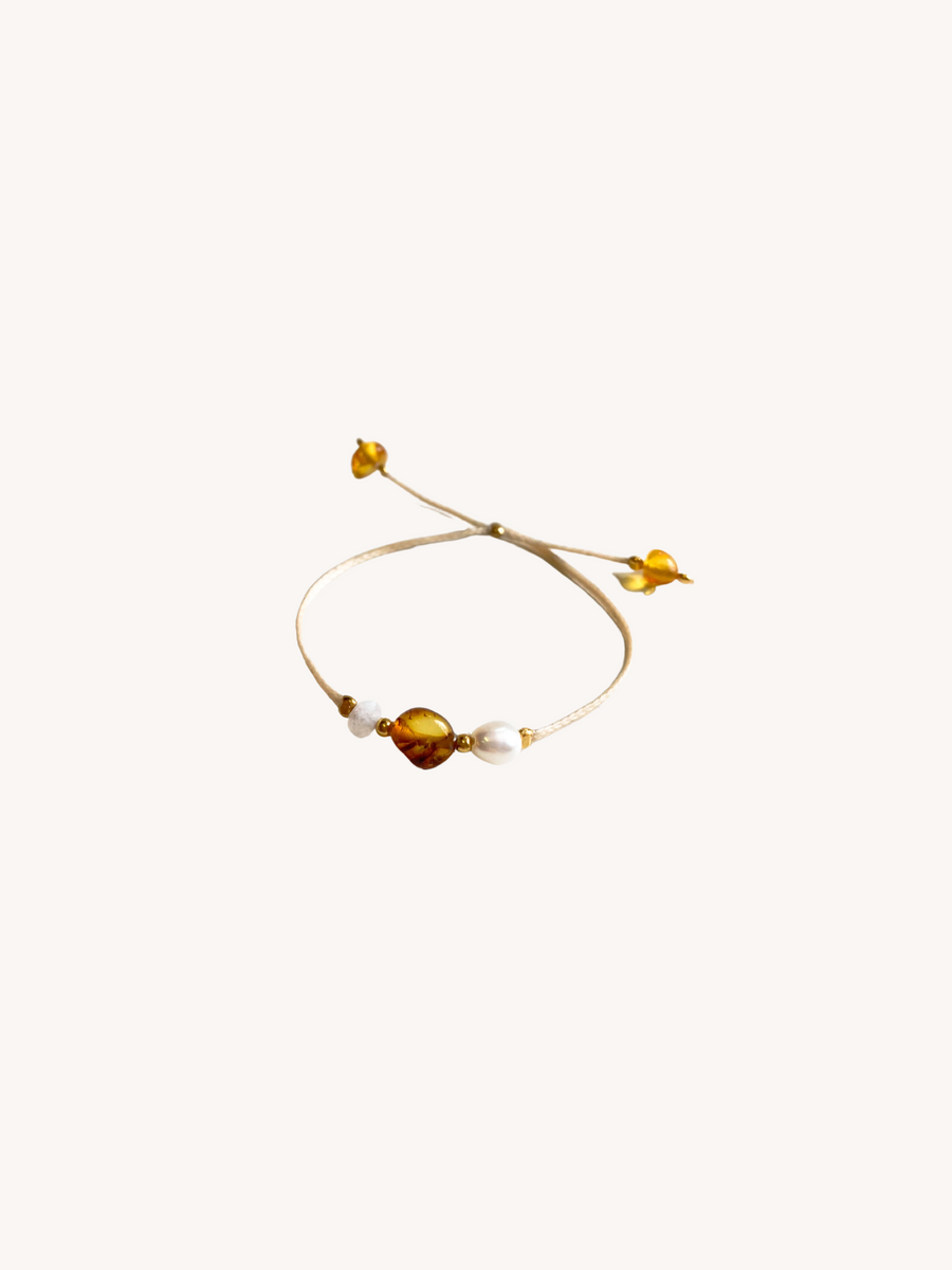 Amber Moon Baby Bracelet