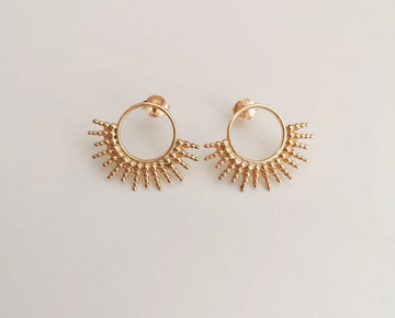 Bali Earrings in Gold Medium